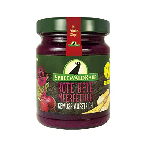 Rote Bete Meerrettich Gemüseaufstrich (135 g) von Spreewald RABE