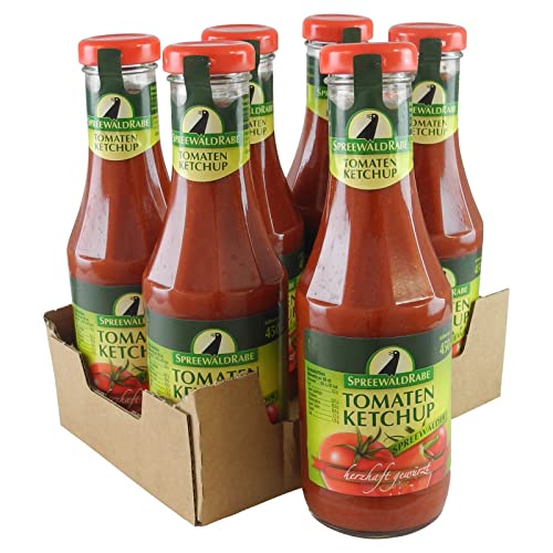 Spreewald RABE Rabe's Tomaten Ketchup 6er Set (6 Flaschen à 450 ml) von Spreewald RABE