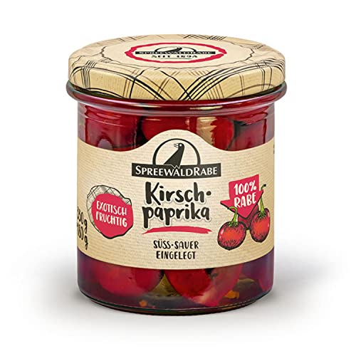 Spreewaldrabe - Kirschpaprika - 330g Glas von Spreewald RABE