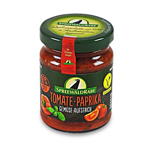 Tomate Paprika Gemüseaufstrich (135 g) von Spreewald RABE