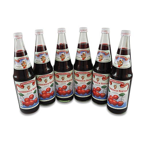 Janks Sauerkirsch - Nektar 6er Pack (6 Flaschen à 0,7 l) von Spreewaldmosterei Jank