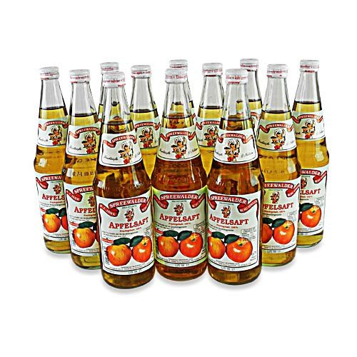 Janks klarer Apfelsaft 12er Pack (12 Flaschen à 0,7 l) von Spreewaldmosterei Jank