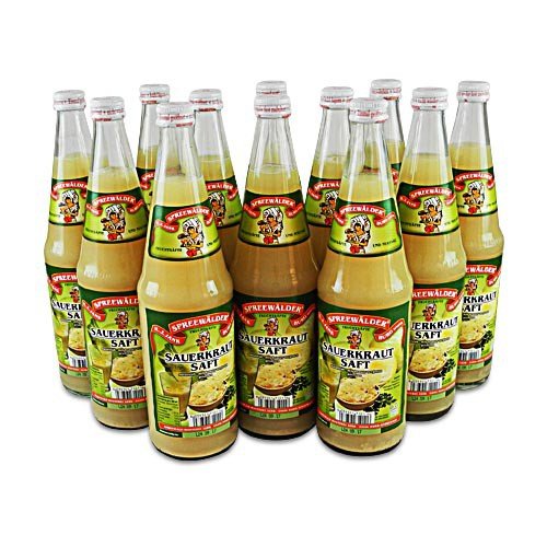 Spreewälder Sauerkrautsaft 12er Pack (12 Flaschen à 0.7 l) von Spreewaldmosterei Jank