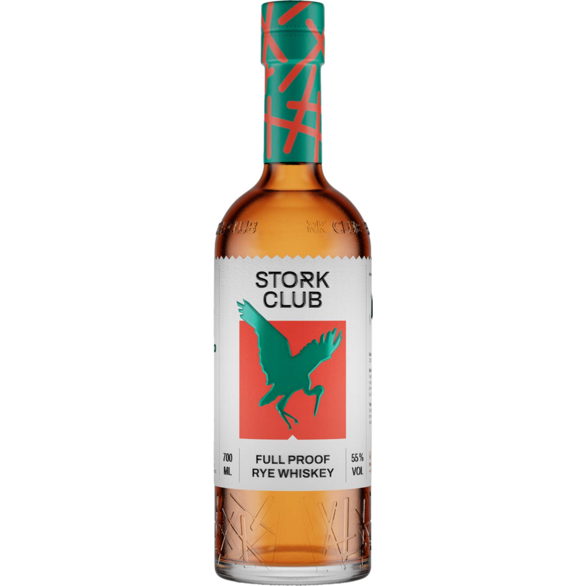 Stork Club Full Proof Rye Whiskey, Deutschland, 0,7 L, 55% Vol., Spirituosen von Spreewood Distillers GmbH, Dorfstr. 56 15910 Schlepzig