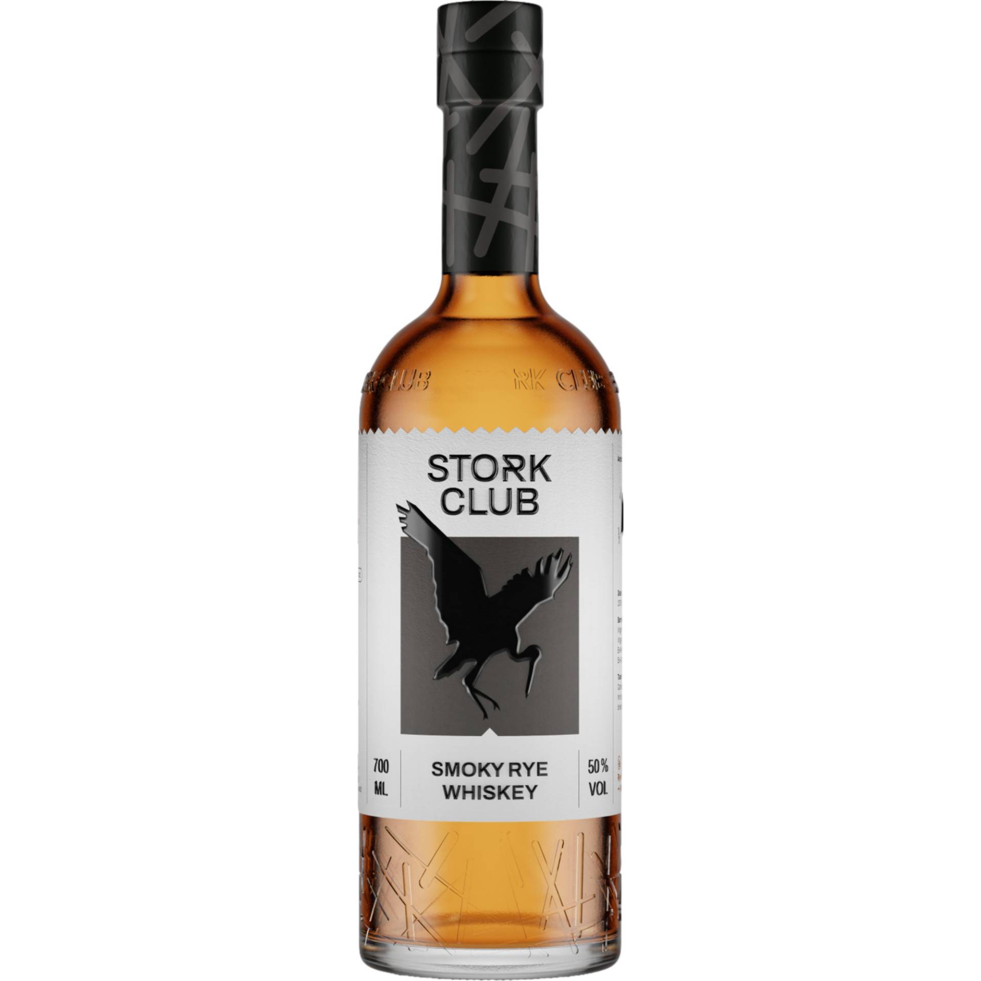 Stork Club Smoky Rye Whiskey, Deutschland, 0,7 L, 50% Vol., Spirituosen von Spreewood Distillers GmbH, Dorfstr. 56 15910 Schlepzig