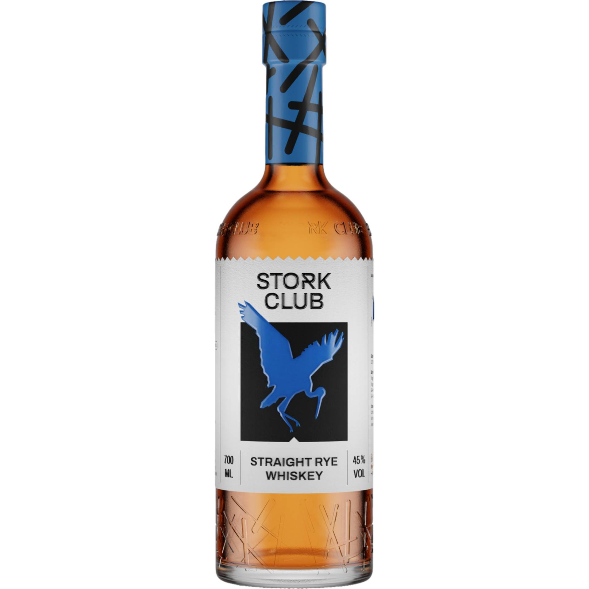 Stork Club Straight Rye Whiskey, Deutschland, 0,7 L, 45% Vol., Spirituosen von Spreewood Distillers GmbH, Dorfstr. 56 15910 Schlepzig