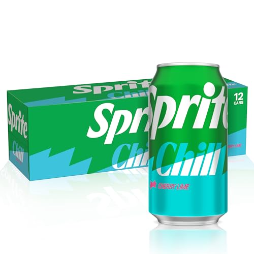 Sprite Chill Cherry Lime 340 ml, 12 Stück von Sprite