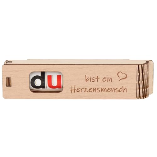 Spruchreif | Du-Box inkl. Duplo | Geschenkbox mit Gravur | Schokoriegel Geschenkbox | Geschenk für Freunde | Kollegen | Herzensmensch von Spruchreif