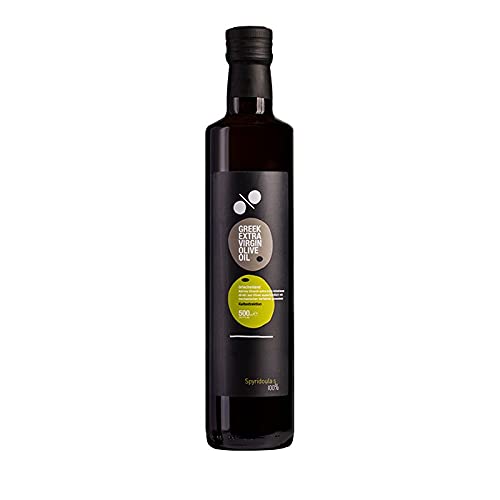 Spyridoula´s 100% GREEK EXTRA VIRGIN OLIVE OIL | 500ml | kaltextrahiert | Olivenöl aus der Egialia auf der nördlichen Peloponnes von Spyridoula´s 100%