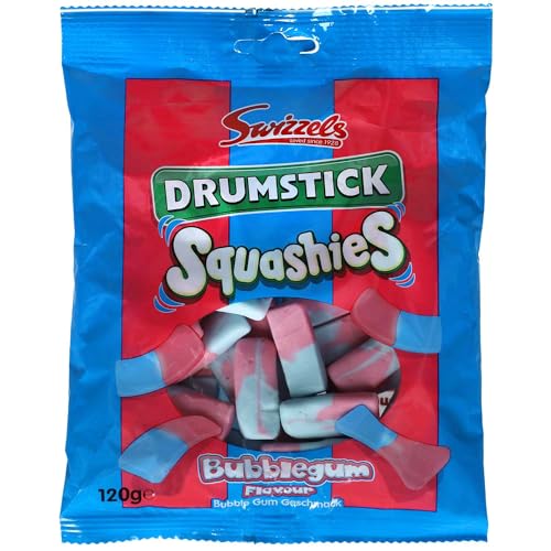 Squashies Drumstick Bubblegum Schaumzuckerware - 145g - 3er-Packung von Squashies