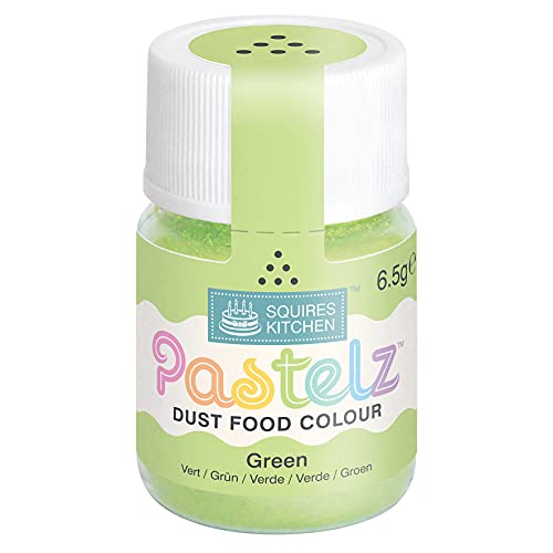 Squires Kitchen PASTELZ Food Colour Lebensmittelfarbe Puder grün 6,5 g von Squires Kitchen