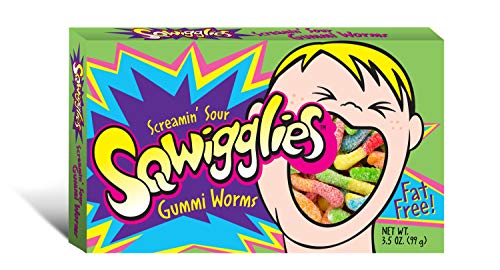 Sqwigglies - Screamin' Sour Gummi Worms - 12 Stück von Sqwigglies