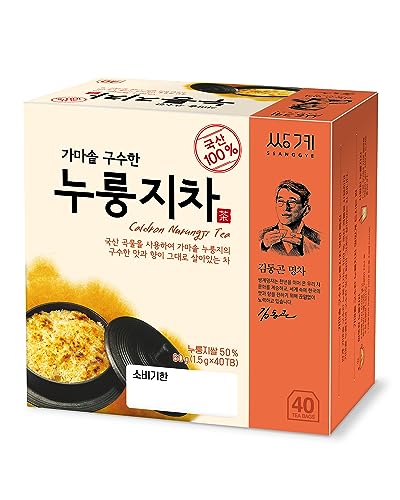 Ssangkye Tea korea lebensmittel-beutel (caldron nurungji tee 1,5g x 40 teebeutel) von SSANGGYE