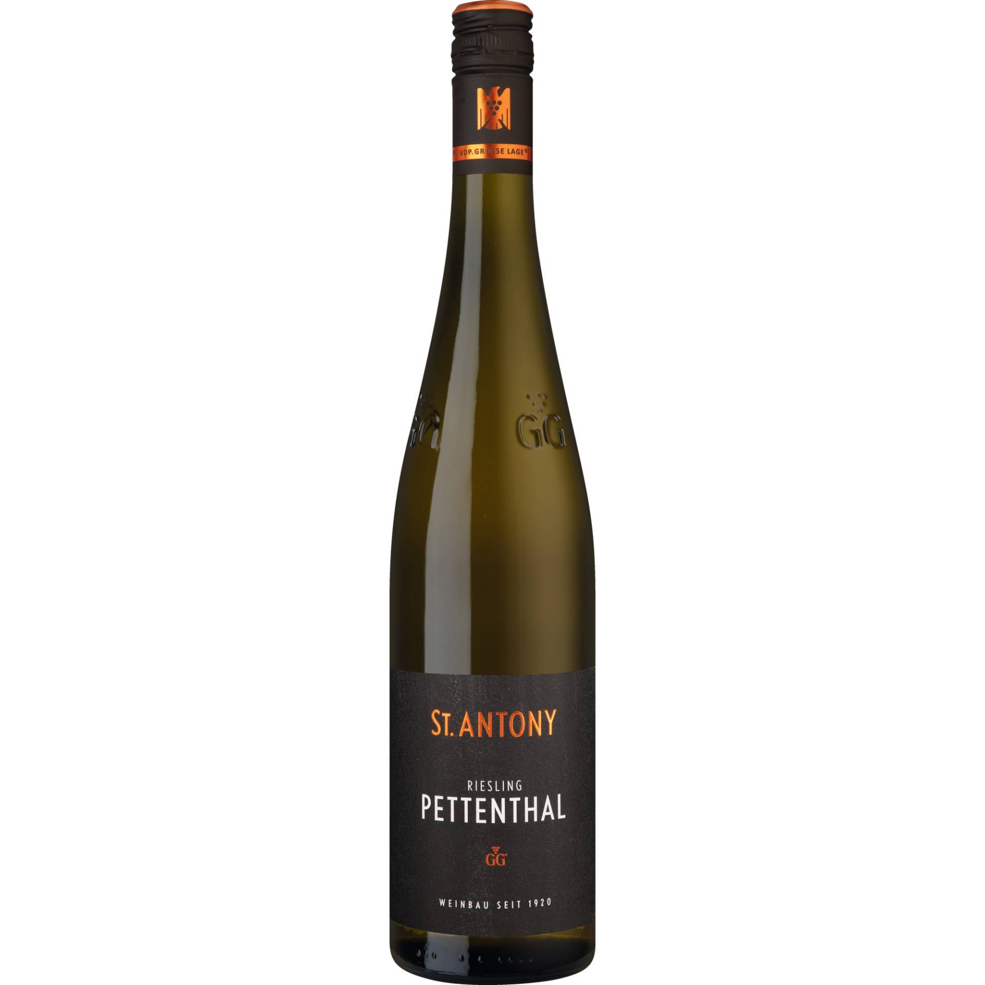 Pettenthal Riesling GG, Trocken, Rheinhessen, Rheinhessen, 2022, Weißwein von St. Antony Weingut, D - 55283 Nierstein