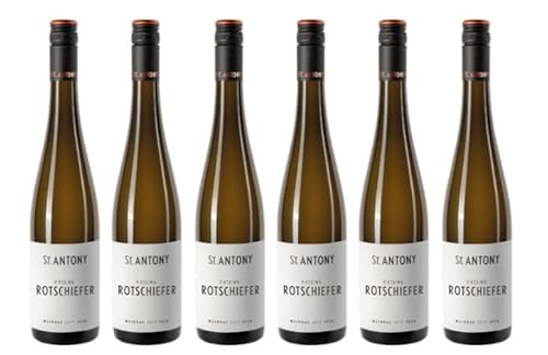 6x 0,75l - 2023er - St. Antony - Riesling - Rotschiefer - Qualitätswein Rheinhessen - Deutschland - Weißwein trocken von St. Antony