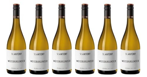 6x 0,75l - 2023er - St. Antony - Weißburgunder - Qualitätswein Rheinhessen - Deutschland - Weißwein trocken von St. Antony