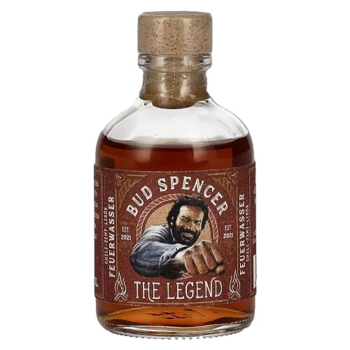 Bud Spencer The Legend FEUERWASSER Chili-Zimt-Likör 33% Vol. 0,05l von St. Kilian Distillers