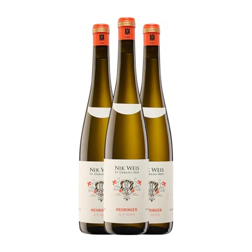 St. Urbans-Hof Mehringer Alte Reben Riesling Mosel 75 cl Weißwein (Karton mit 3 Flaschen von 75 cl) von St. Urbans-Hof