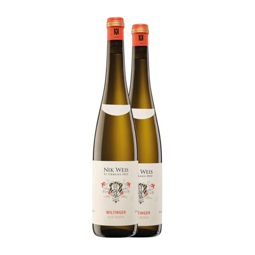 St. Urbans-Hof Wiltinger Alte Reben Kabinett Riesling Mosel 75 cl Weißwein (Karton mit 2 Flaschen von 75 cl) von St. Urbans-Hof