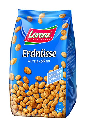 Lorenz Snack World Erdnüsse würzig-pikant Stehbeutel,3er Pack (3 x 1 kg) von Stadlbauer