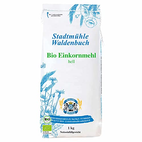 Stadtmühle Waldenbuch Bio Einkornmehl hell, 1 kg von Stadtmühle Waldenbuch