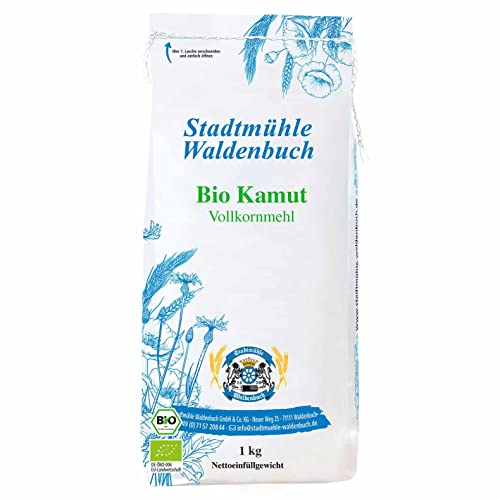 Stadtmühle Waldenbuch Bio Kamutmehl hell, Khorasan, 1 kg von Stadtmühle Waldenbuch