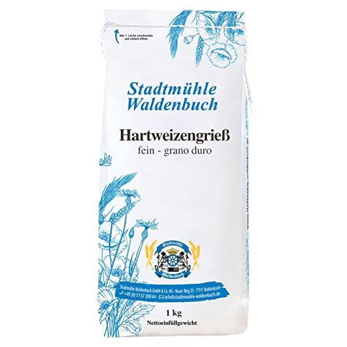 Stadtmühle Waldenbuch Hartweizengrieß fein -Grano Duro-, 1 kg von Stadtmühle Waldenbuch