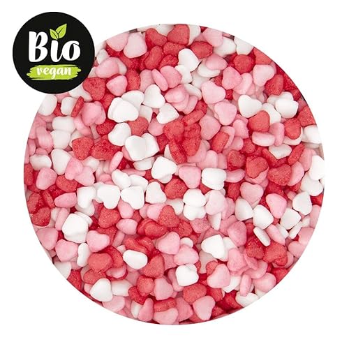 Städter Backzutat Bio Herzen Mini 3 mm Sweet Valentine 50 g von Staedter