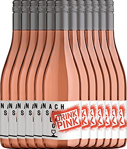 Nachschlag DrinkPink von Winzerhof Stahl - Roséwein 12 x 0,75l 2021 VINELLO - 12er - Weinpaket inkl. kostenlosem VINELLO.weinausgießer von Stahl Winzerhof