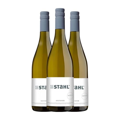 Stahl Best Sylvaner 75 cl Weißwein (Karton mit 3 Flaschen von 75 cl) von Stahl