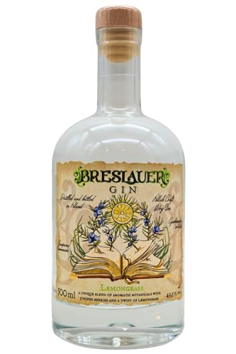 Breslauer Destillerie - Lemongras Gin | 0,5L | polnischer Gin mit Zitronengras, grünem Tee und einem Hauch Bergamotte von Stamperla