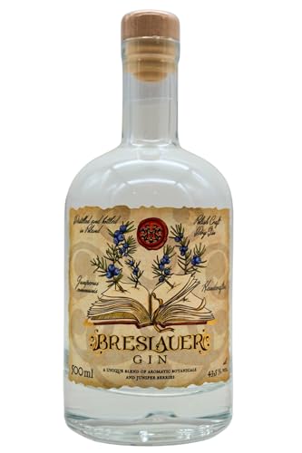 Breslauer Destillerie - New Western Dry Gin | 0,5L | Gin aus Polen ohne künstliche Zusätze & Zucker von Stamperla