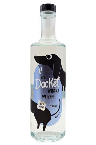 Der Dackel - Premium Wodka | 0,7L |100% Natur aus Weizen | ohne Zuckersusatz von Stamperla