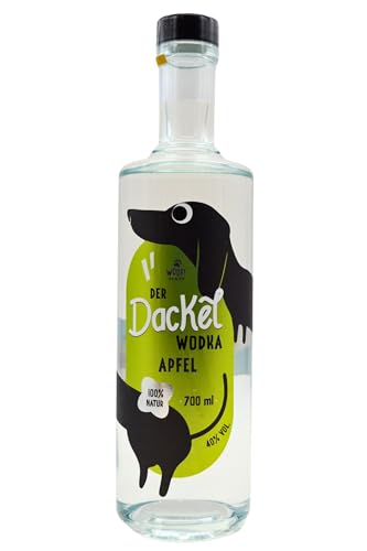 Der Dackel - Premium Wodka mit natürlichem Apfelgeschmack | 0,7L | klassischer Wodka mit der fruchtigen Frische von Äpfeln von Stamperla