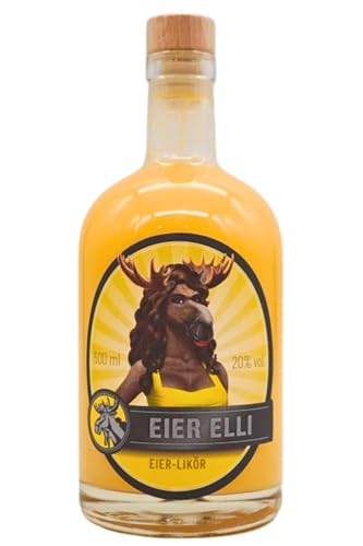 Elch Whisky - Elli Eierlikör 0,5 L | Premium Eierlikör aus Franken von Stamperla