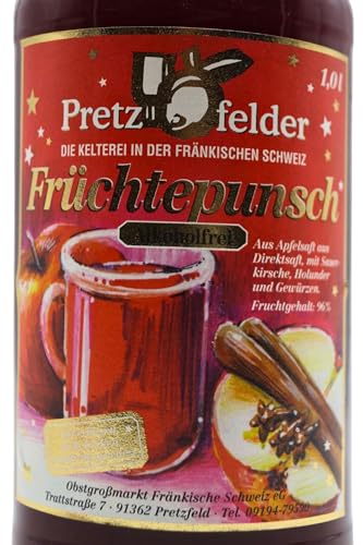 Pretzfelder Kelterei Früchtepunsch alkoholfrei 2x10L Bag in Box | leckere Punsch ideal für Weihnachten & den Advent, aus der Fränkischen Schweiz von Stamperla