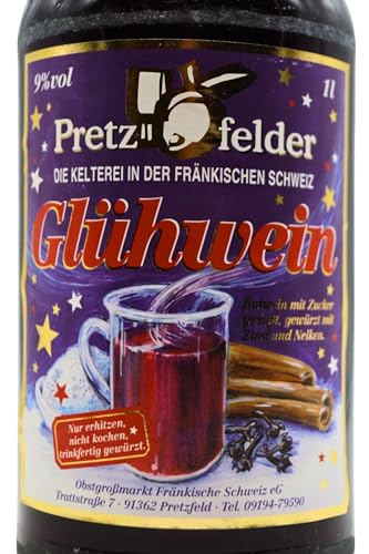 Pretzfelder Kelterei Glühwein Rot 2x10L Bag in Box | Glühwein aus Rotweinbasis aus der fränkischen Schweiz von Stamperla