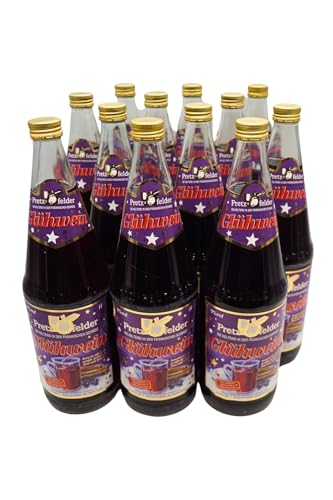 Pretzfelder Kelterei Glühwein rot 12x1L | Glühwein auf Rotweinbasis aus der Fränkischen Schweiz | inkl. Pfand von Stamperla