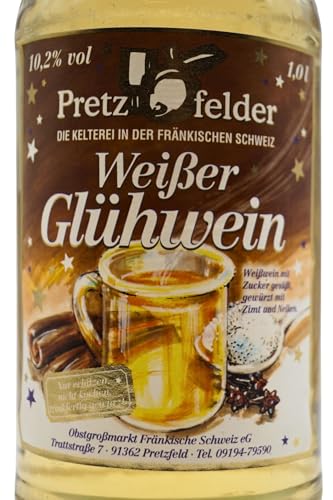 Pretzfelder Kelterei Glühwein weiß 2x10L | Glühwein auf Weißweinbasis aus der Fränkischen Schweiz von Stamperla