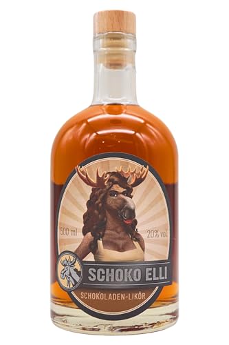 Schoko Elli Schokoladenlikör, 0,5L | Premium Schokoladenlikör aus Franken von Stamperla