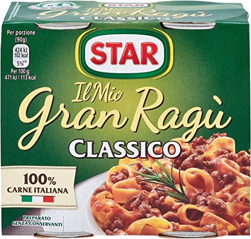 Gran ragù Star Classico italienische Fleischsauce 2 x 180 g von BFYSYO