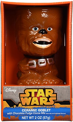 Star Wars Keramikkelch mit Schokoladen-Fudge, Kakaomischung – Chewbacca von Star Wars