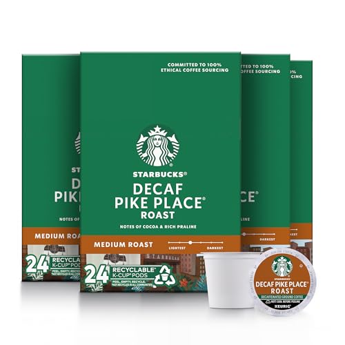 Starbucks Decaf Pike Place Roast, K-Cup für Keurig Brewers, 96 GRAF von Starbucks