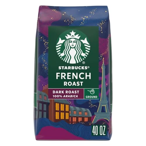 Starbucks Französischer Braten, gemahlener Kaffee, dunkel geröstet, 1,2 l (intensiv und rauchig) von Starbucks