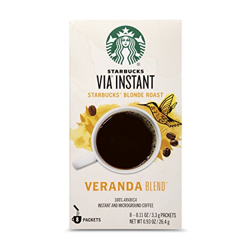 Starbucks VIA Instant Veranda Blend Hellblond Röstkaffee (1 Box mit 8 Packungen) von Starbucks