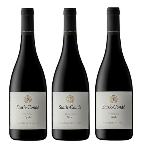 3x 0,75l - 2019er - Stark-Condé - Three Pines - Syrah - Jonkershoek Valley W.O. - Südafrika - Rotwein trocken von Stark-Condé