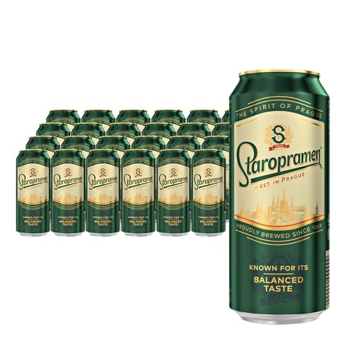 Staropramen Premium Staropramen Dosenbier Palette EINWEG (24 x 0.5 l) Pils Tschechien Premium Inkl. 6 Euro Pfand von Staropramen