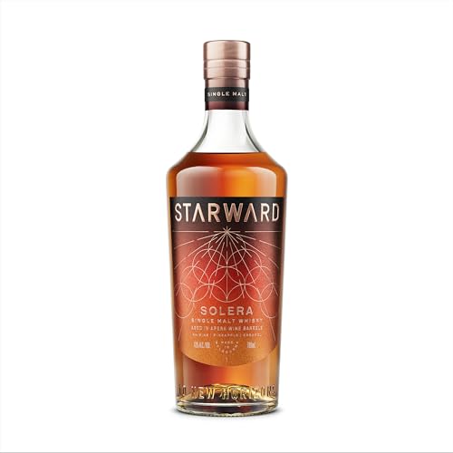 STARWARD Solera Single Malt Whiskey 43% vol. 700ml gereift in Rotweinfässern „World´s Most Admired Whiskies 2023“ Noten von Rosinen, Karamell und Ananas australischer Whisky von Starward