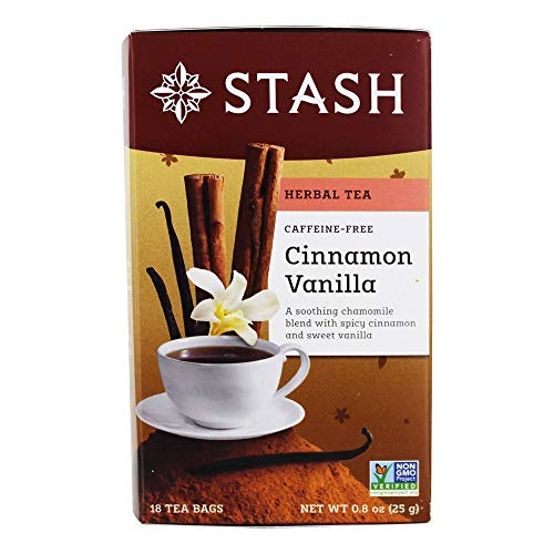 Stash Tea – Vanille-Tee ohne Koffein mit Zimt – 18 Teebeutel von Stash Tea