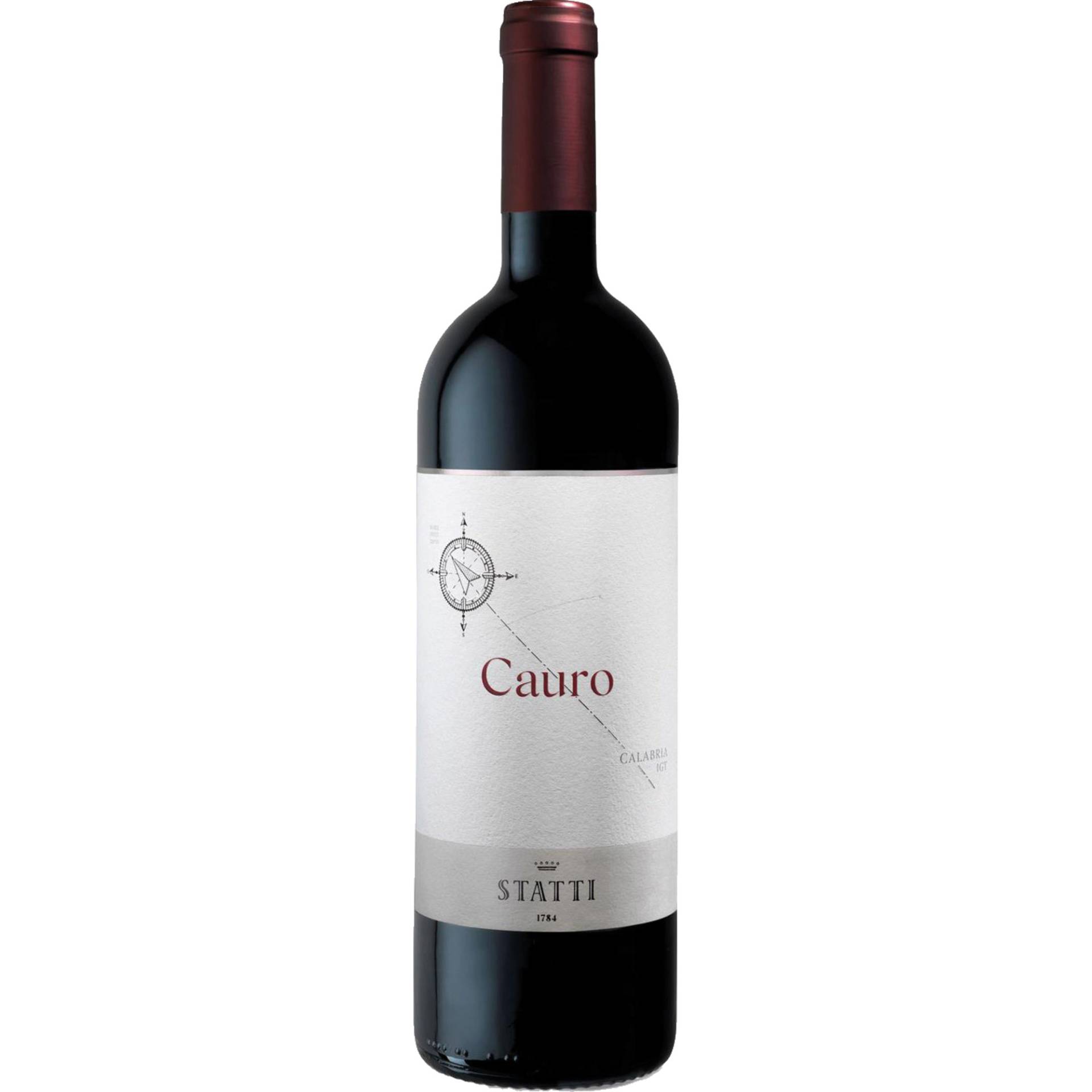 Cauro Rosso, Calabria IGT, Kalabrien, 2021, Rotwein von Statti SRL,88045,Lamezia Terme (CZ),Italien